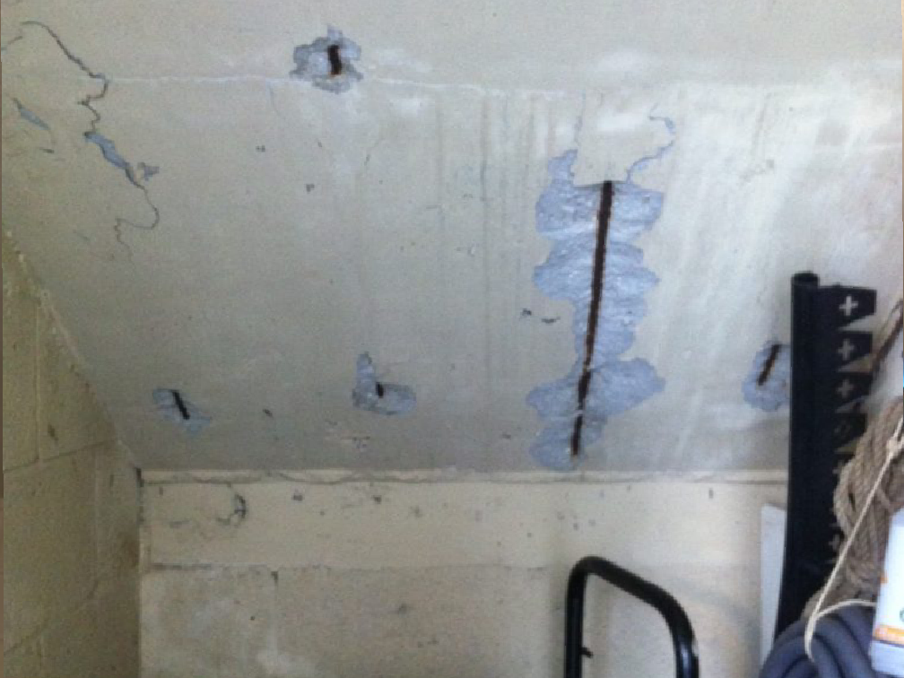 Stair Spalling Before